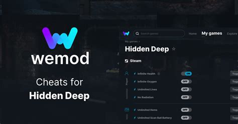 Hidden Deep Cheats & Trainers for PC .